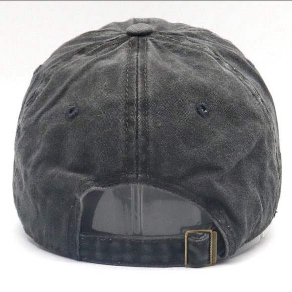 Denim Gray Bad Hair Day Hat - Picture 4 of 4